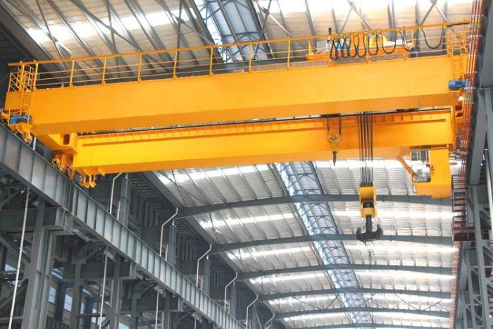 material handling overhead cranes are prepared for customers.