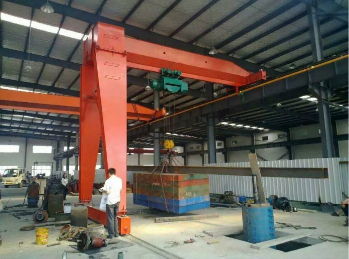 Single Girder Semi Gantry Crane