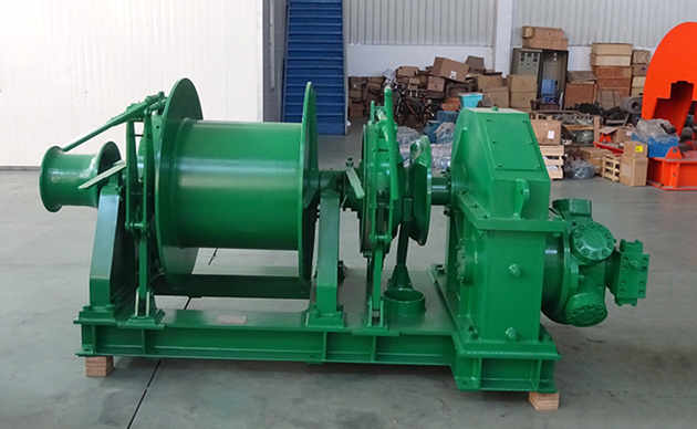 hydraulic anchor mooring winch