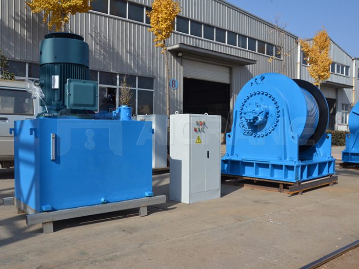 Winch With Hydraulic Pump Station