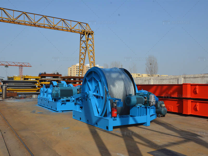 friction type slipway winch