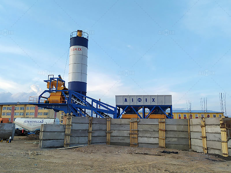 mobile batching plant concrete