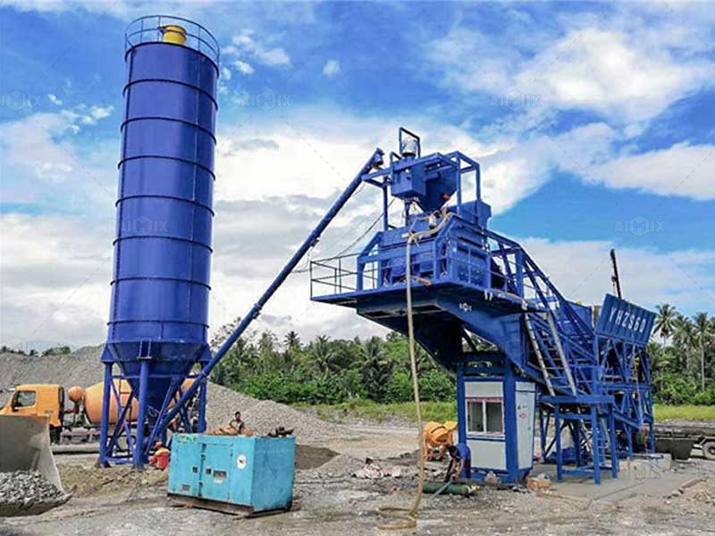 concrete batching plant portable