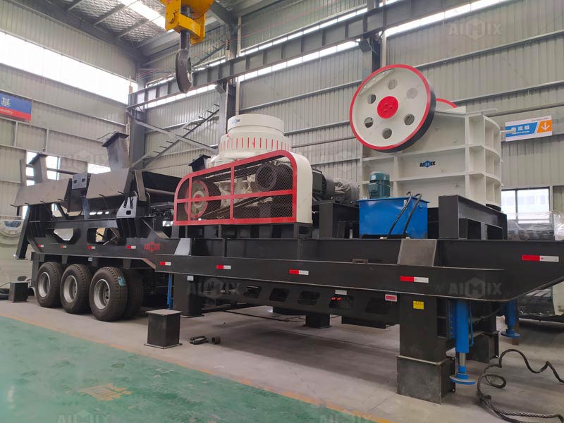 four in one mobile crusher machine
