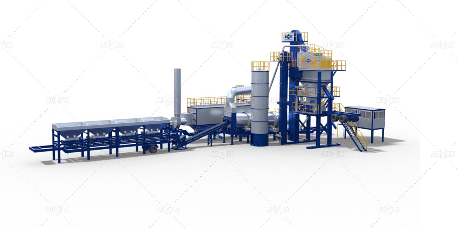 Mobile Asphalt Batching Mix Plants