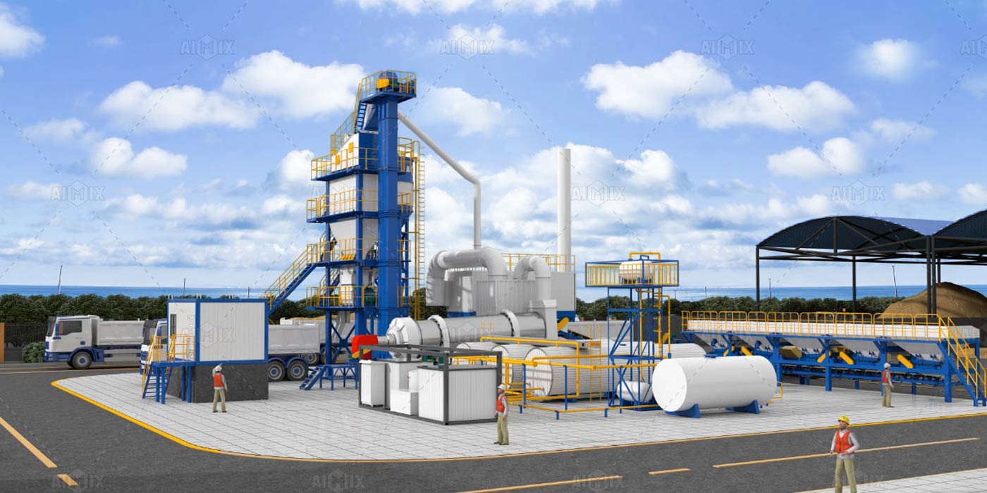 Stationary Asphalt Batch Plant Effect