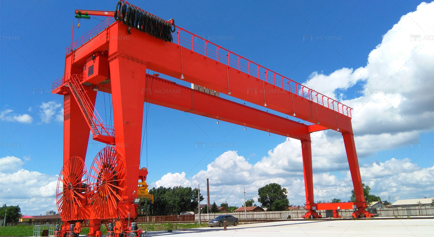 rail mounted container gantry crane