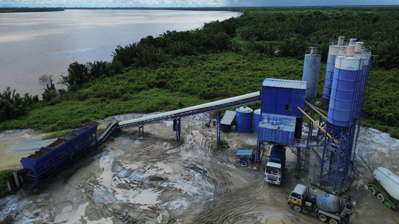 Large Capacity Concrete Batching Plant