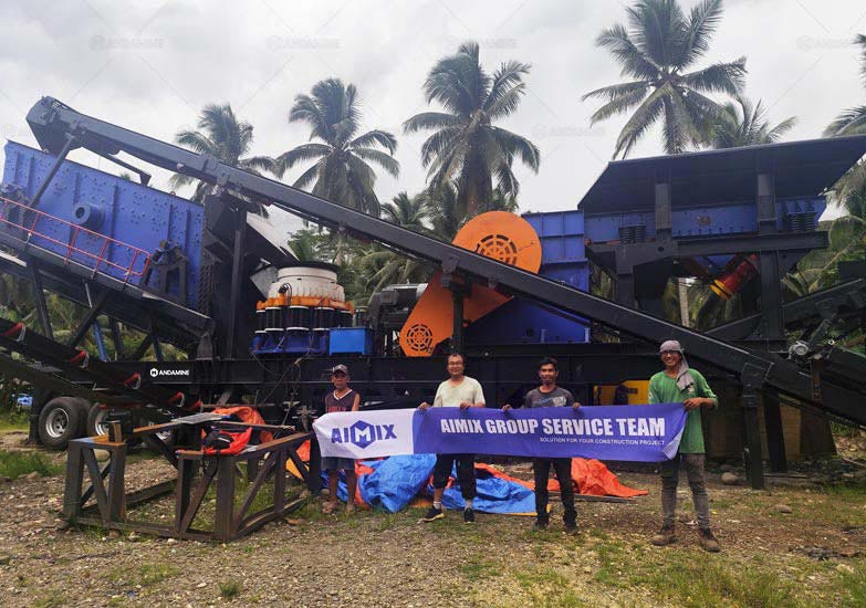 4-in-1 Mobile Jaw Crusher with Cone Crusher