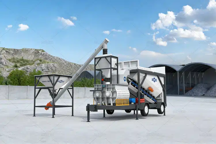 mobile concrete plant for sale