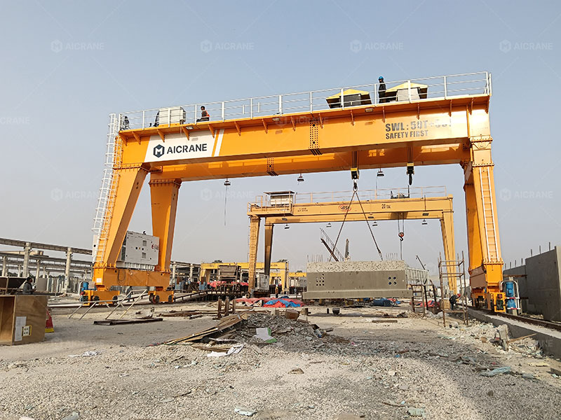 100 ton gantry crane for precast concrete plant