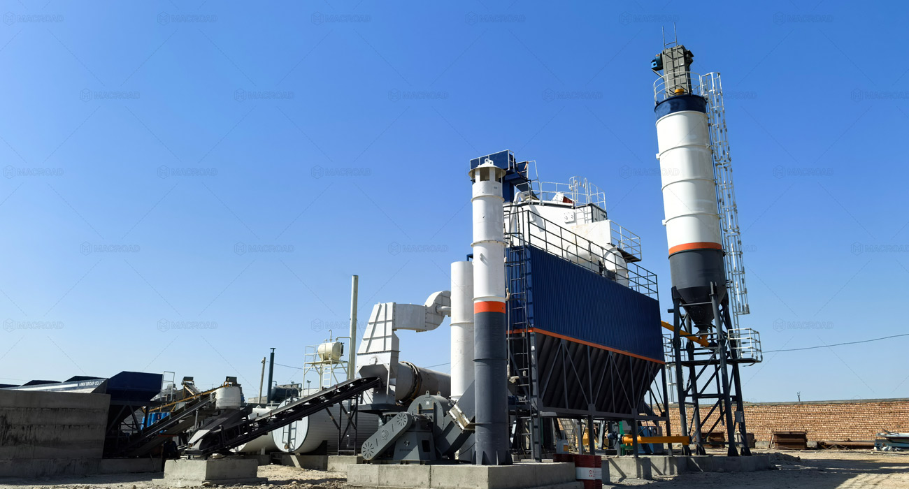ALQ80 batch asphalt mixing plant 80tph Kyrgyzstan